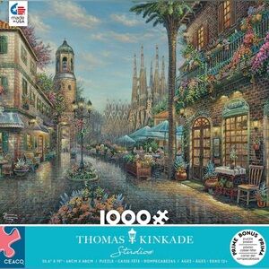 Ceaco - Thomas Kinkade - Spanish Café - 1000 Piece Jigsaw Puzzle